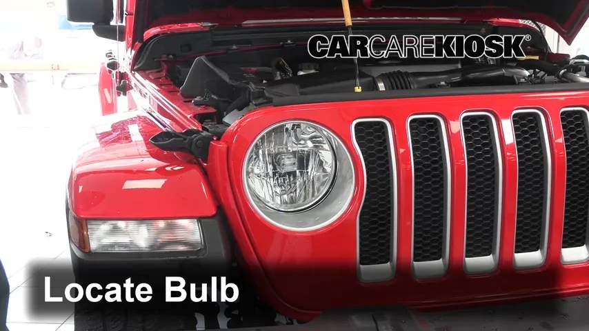 2021 Jeep Wrangler Unlimited Sahara 2.0L 4 Cyl. Turbo Luces Luz de carretera (reemplazar foco) 